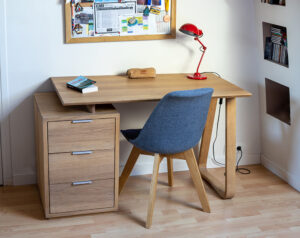 bureau en bois de chêne