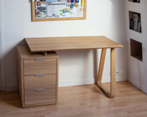 bureau en bois de chêne